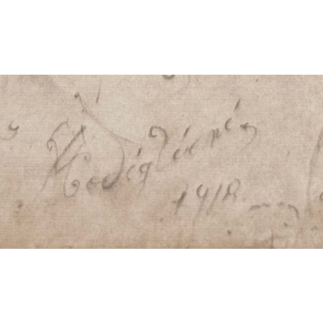 1980s A. Modigliani, Ritratto di Veronica / Portrait of Veronica, Lithograph For Sale - Image 5 of 7