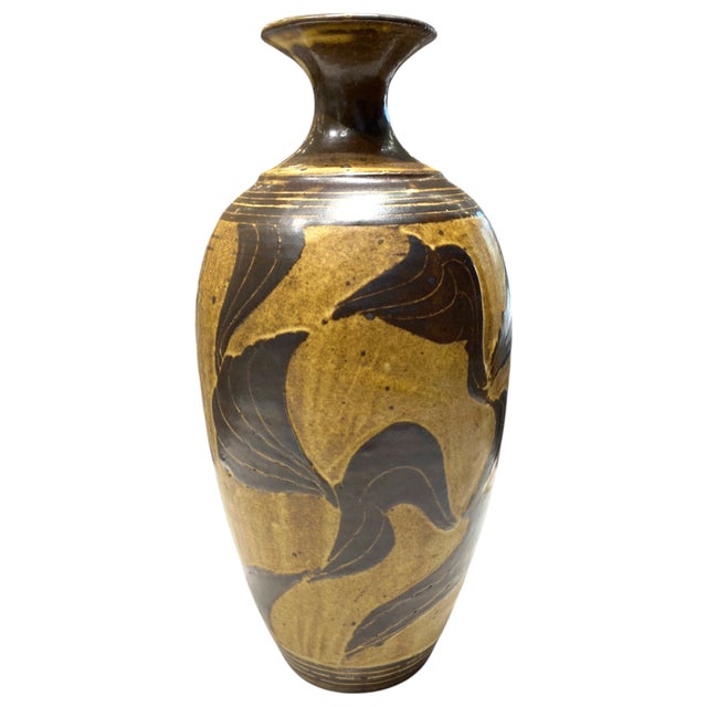Early 20th Century Gustav Otto Reuss (1885-1962) Chinese Inspired Vase German Art Pottery Song Dynasty Style For Sale - Image 5 of 17