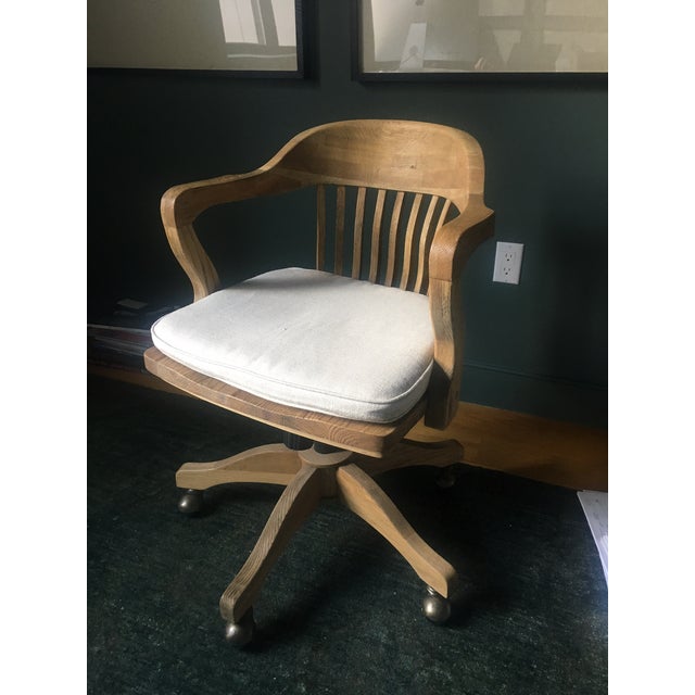 Restoration Hardware 1940s Banker's Chair Chairish