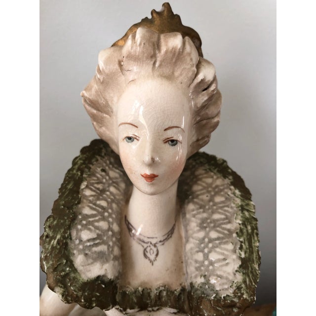Victorian 1940s Cordey Porcelain Victorian Queen For Sale - Image 3 of 7