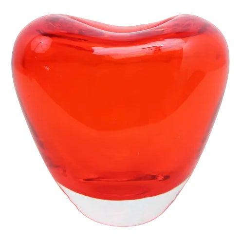 Vase in Glass from Deru Design International, 1970s For Sale