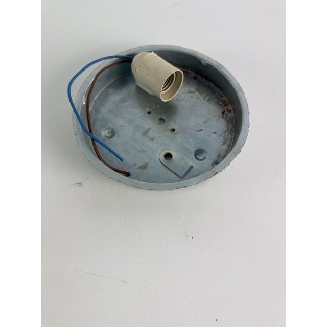 Circular Textured Glass Ceiling or Wall Lights in the style of Rupert Nikoll, 1960s, Set of 2 For Sale - Image 13 of 14
