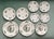 Vintage “Mandarin” Floral Wedgwood China Plates- Set of 9 For Sale - Image 10 of 10