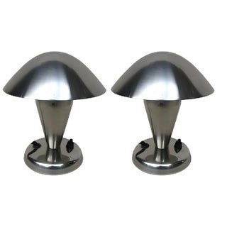 Small Vintage Table Lamps from Napako, 1930s, Set of 2 For Sale