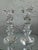 Art Deco Pair of Simon Designs Faceted Crystal Candlesticks – Geometric Art Deco Style For Sale - Image 3 of 12