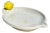 Vintage Italian Majolica Trompe L’Oeil Ceramic Lemon Dish For Sale