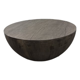 Restoration Hardware Sphere Round Coffee Table For Sale