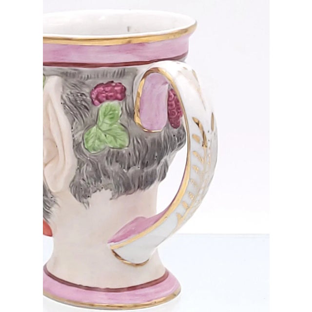 Bacchus English Porcelain Cup With Various Glazes Circa 1840. For Sale - Image 11 of 12