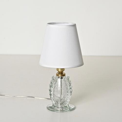 Bullicante Murano Glass Floral Table Lamps from Seguso, Italy, 1950s, Set of 2 For Sale - Image 10 of 16