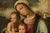 17th Century Follower of Domenico Beccafumi, Madonna and Child with the Infant Saint John the Baptist, 1600, Oil Painting on Canvas For Sale - Image 5 of 12