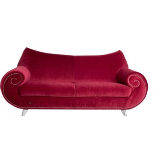 Bretz Gaudi Fabric Three-Seater Sofa For Sale