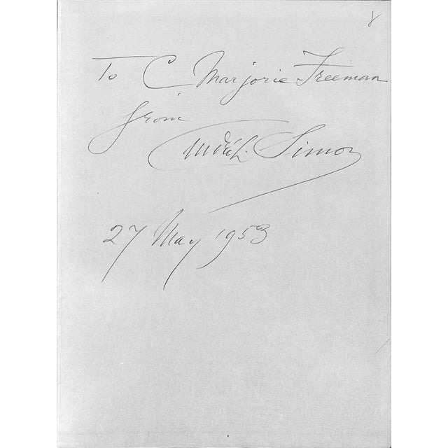 Paper "Bibliotheca Gastronomica: A Catalogue of Books and Documents on Gastronomy (Inscribed)" 1953 Simon, Andre L. For Sale - Image 7 of 12