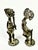 African Baule Bronze Couple- a Pair For Sale - Image 4 of 5