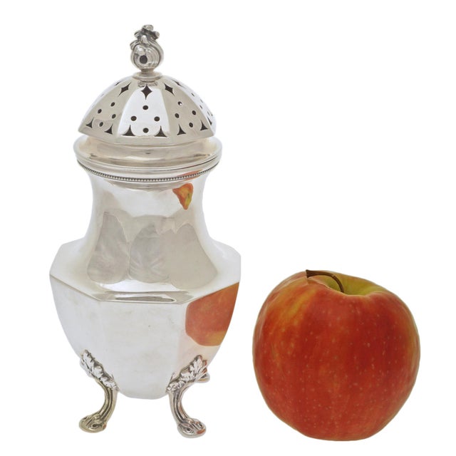 Metal Antique American Sterling Silver Muffineer by Theodore B. Starr New York For Sale - Image 7 of 7