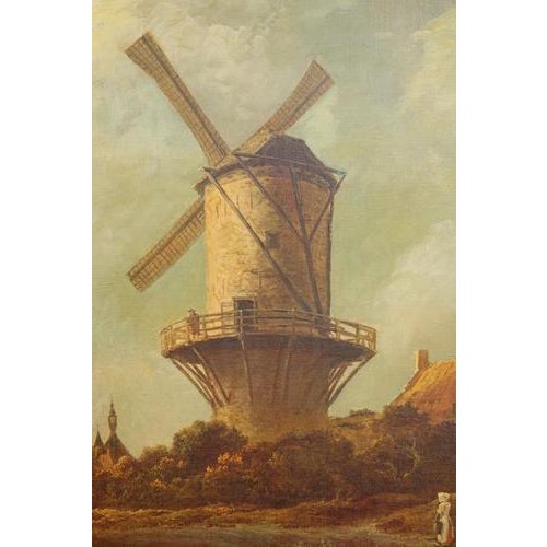 After Jacob Van Ruisdael, The Mill Wijk-Bij-Duurstede, 1628-1682, Oil Painting For Sale - Image 9 of 14