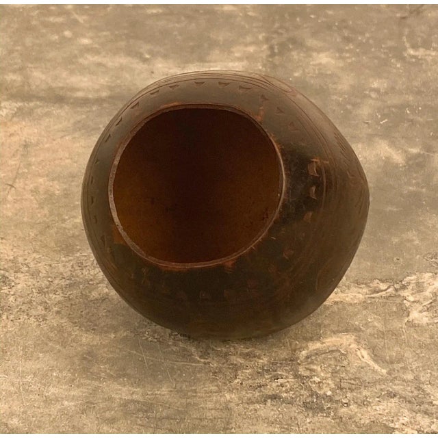 Circa 1920 Vintage Maté Cup, South America For Sale - Image 4 of 5