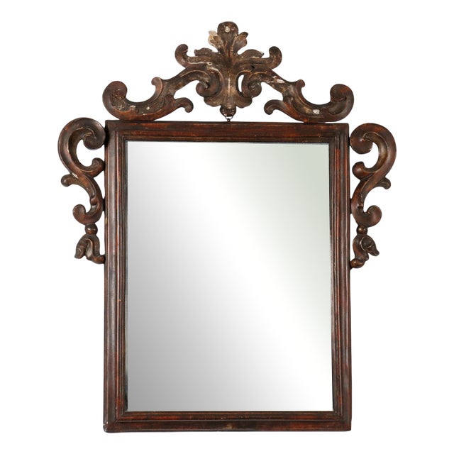 20th Century Poplar Mirror, Italy For Sale