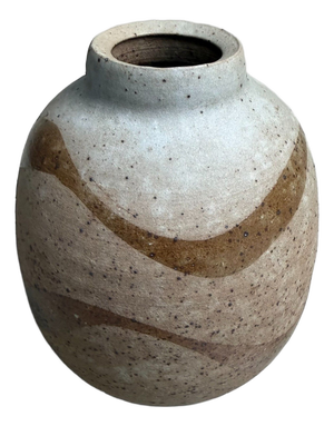 Japanese Studio Pottery Ikebana Vase by Nakata Ryōji, 1980s