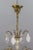 Antique Louis XVI Crystal Glass and Brass Chandelier For Sale - Image 15 of 18