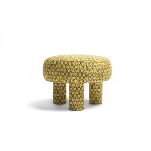 Textile Ludmila Pouf in Beech by Popus Editions For Sale - Image 7 of 11