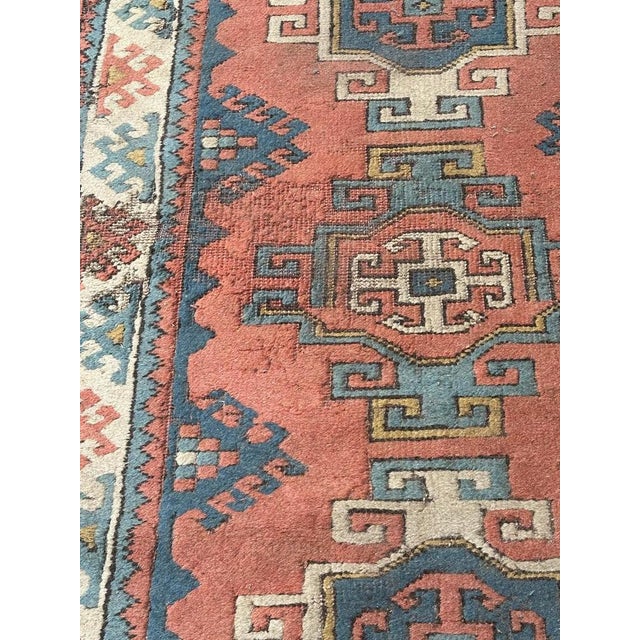 Vintage Turkish Distressed Bobyrugs Kars Runner, 1980s For Sale - Image 12 of 14