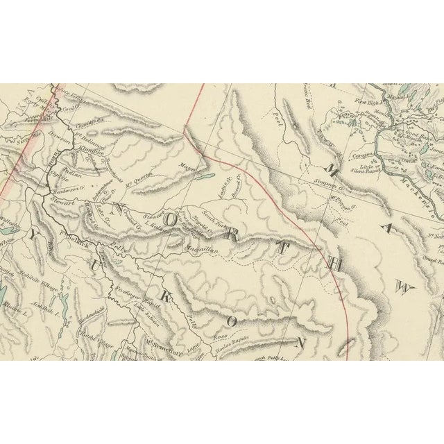 Engraved Map by Johnston, 1903 For Sale - Image 3 of 10