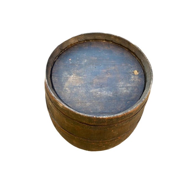 Vintage Wooden Barrel, 1930s For Sale - Image 4 of 7