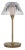 Waterford by Visual Comfort Signature Blaze 12" Rechargeable Table Lamp in Natural Brass with Clear Crystal For Sale