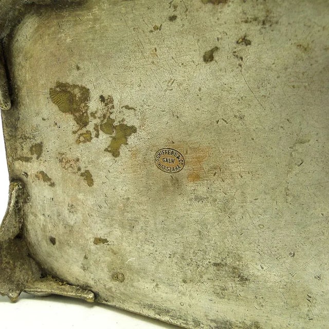 Metal Polish Gilloched Sugar Bowl from Schiffers, 1890s For Sale - Image 7 of 10