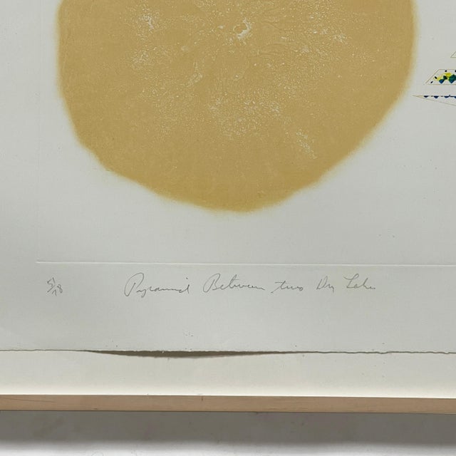 1970s Abstract "Pyramid Between Two Dry Lakes" Print by James Rosenquist For Sale In Chicago - Image 6 of 10