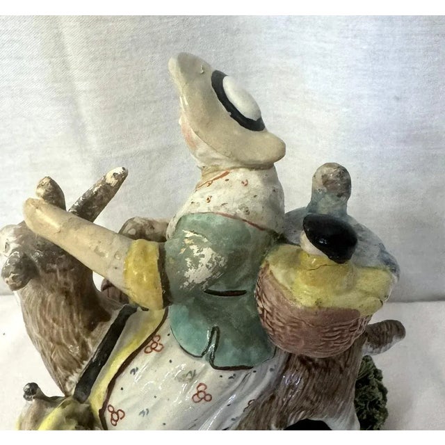 Early 19th Century Staffordshire Figure of the Welsh Tailor's Wife For Sale In Philadelphia - Image 6 of 11