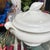 Nautical Large White Ceramic Serving Bowl With Matching Lid in a Nautical Style For Sale - Image 3 of 12