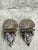 Vintage Silvered Clam Shell Brackets - A Pair For Sale - Image 9 of 12
