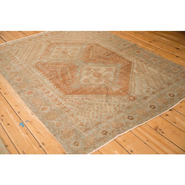 Old New House Vintage Distressed Afshar Rug - 4'9" X 6'7" For Sale - Image 4 of 10