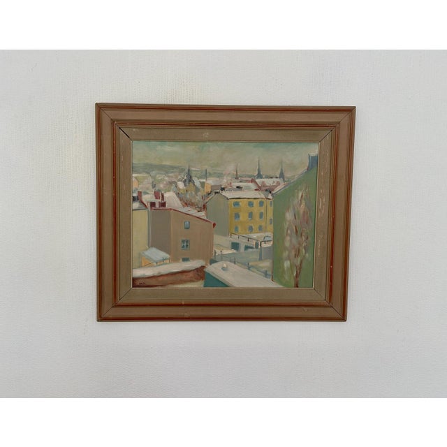 Malte Nyberg Tolf, Gothenburg, 1960s, Oil on Panel For Sale - Image 4 of 12