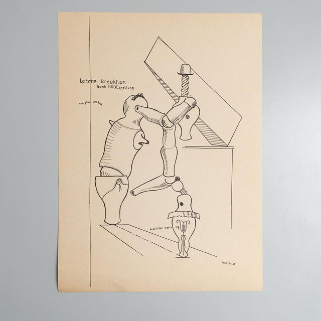 Max ernst "fiat modes - pereat ars" dada artwork print, 1970 explore the avant-garde world of dada with max ernst's "fiat...