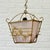 Mid-Century Modern Swedish Modern Pendant Lamp in Steel and Textile with Leaf Decor, 1940s For Sale - Image 3 of 8