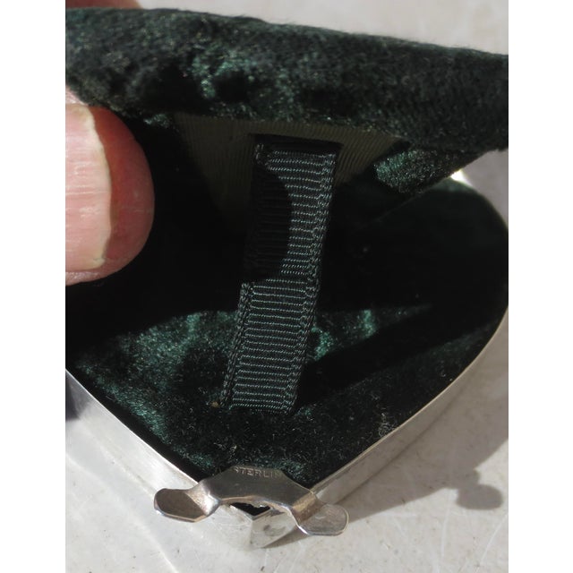 Modern Silver Heart-Shaped Photo Frame For Sale - Image 3 of 4