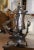 Richly ornamented with figural and botanical motifs, this antique silver-plated copper samovar was crafted in the United...