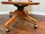 1900 - 1909 Antique h.w. Hull & Sons Quarter-Sawn Oak Swivel Desk Chair on Original Brass Casters For Sale - Image 5 of 12