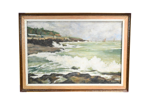 A. Le Guen, Landscape, Oil on Canvas, 1980s, Framed