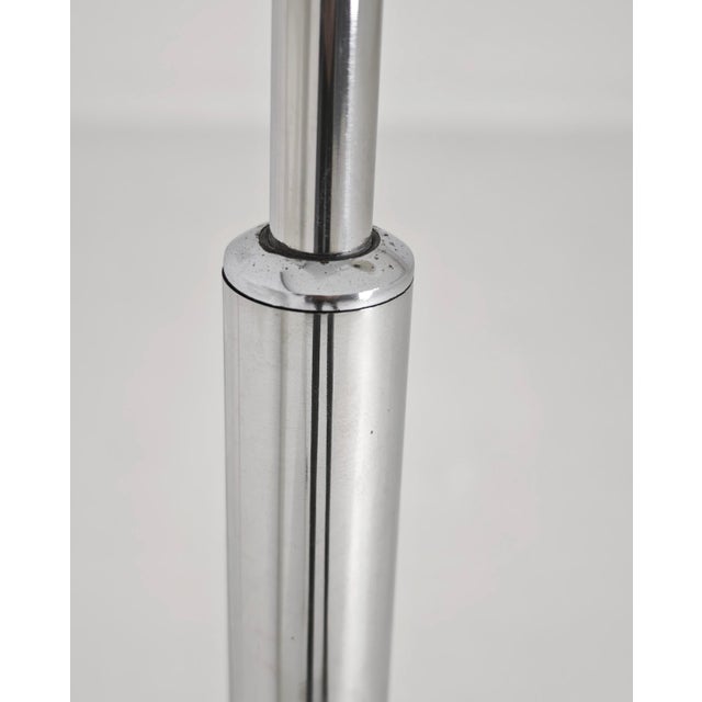 Mid-Century Modern Italian Chromed Brass and Acrylic Glass Arch Floor Lamp, 1970s For Sale - Image 16 of 18
