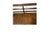 Wood Large Antique Bench with Armrests For Sale - Image 7 of 11