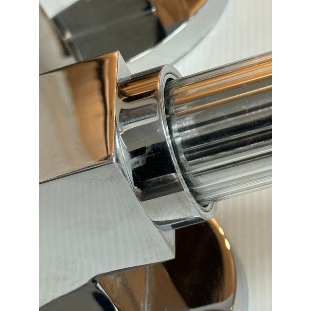 Metal Jonathan Browning for Restoration Hardware Cannele Sconces, Set of Three For Sale - Image 7 of 12