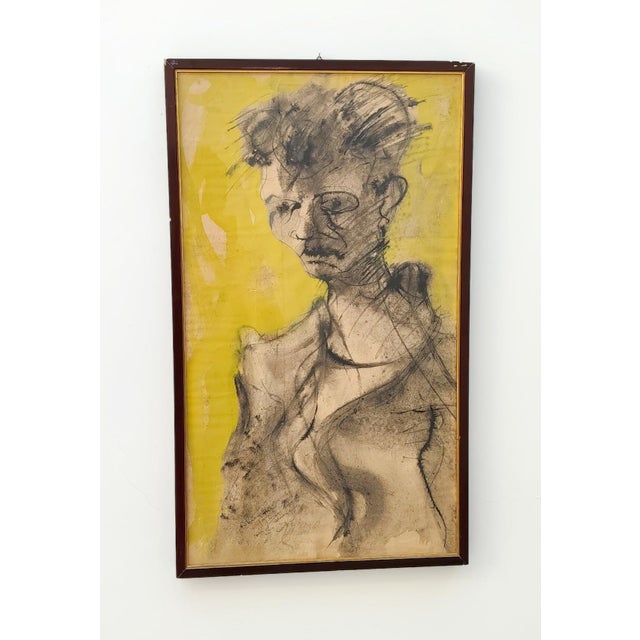 Enrico Colombotto Rosso, Italian Surrealism, 1960, Mixed Media on Paper For Sale - Image 13 of 13