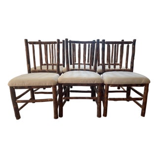 1960s Old Hickory Dining Chairs Set of 6 For Sale