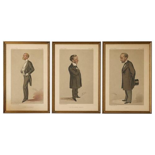 Vanity Fair Artist, Caricatures of Victorian Figures, 1883, Prints, Set of 3 For Sale - Image 9 of 9