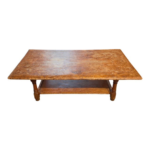 Hollywood Royalty: Clark Gable & Carole Lombard’s Rustic Ranch Coffee Table – Featured in Architectural Digest, 1940 For Sale