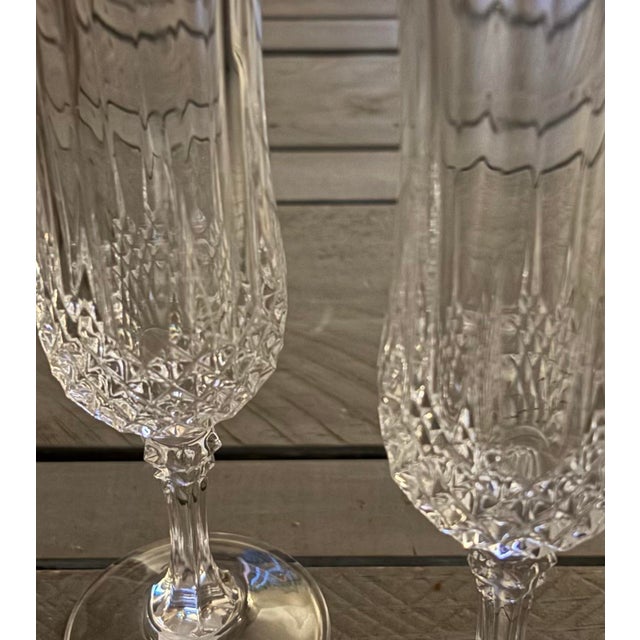 Set of two flutes. Perfect condition. Would make a beautiful wedding or house warming gift.