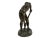 19th Century “a La Terre!” (1890) French Antique Bronze Sculpture by Alfred Boucher & Barbedienne For Sale - Image 5 of 12